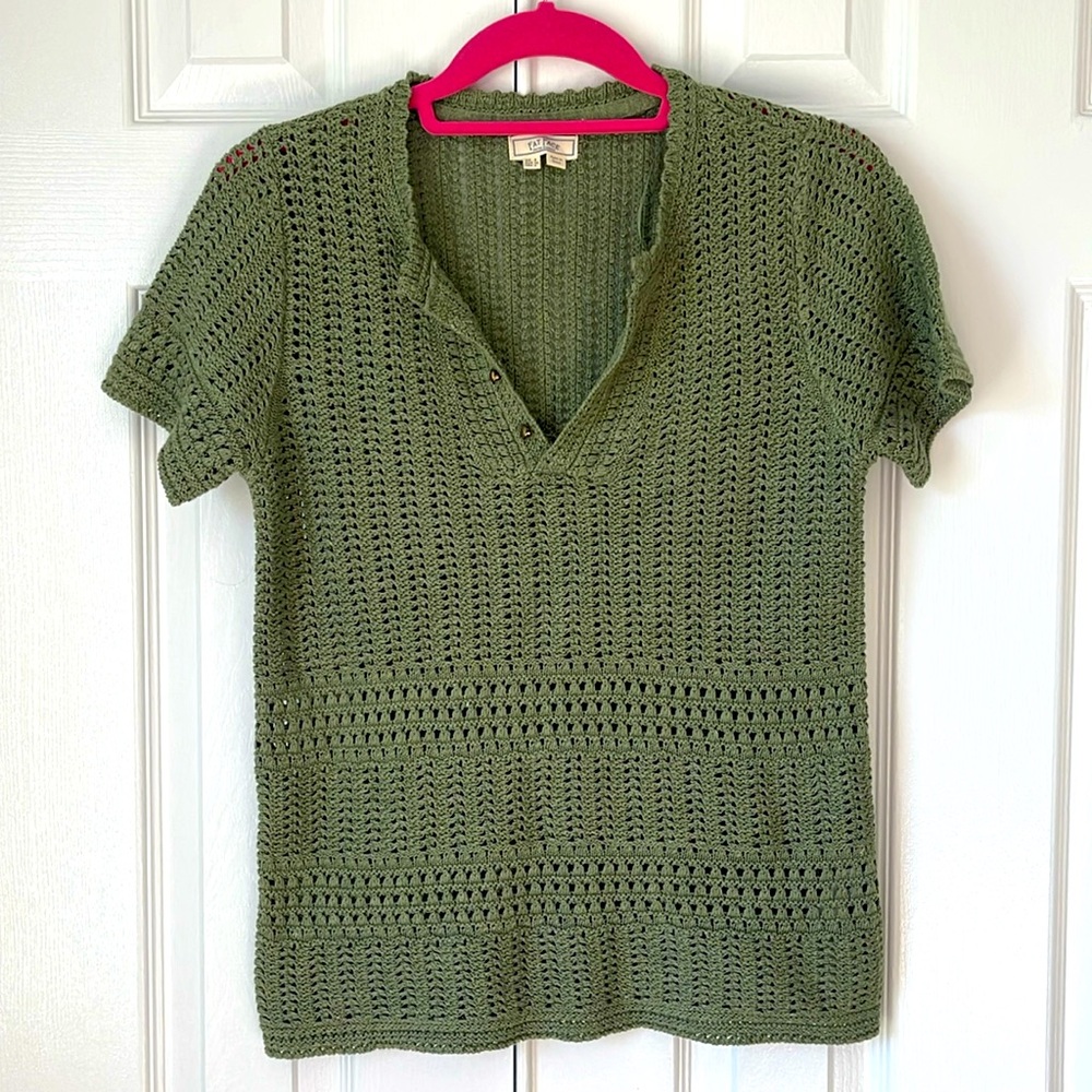 Women’s fat face crochet top size 2